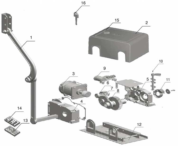Запчасти для привода DoorHan ARM-320PRO