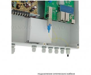 OSNOVO SW-40501/WC уличный PoE коммутатор Fast Ethernet на 6 портов фото